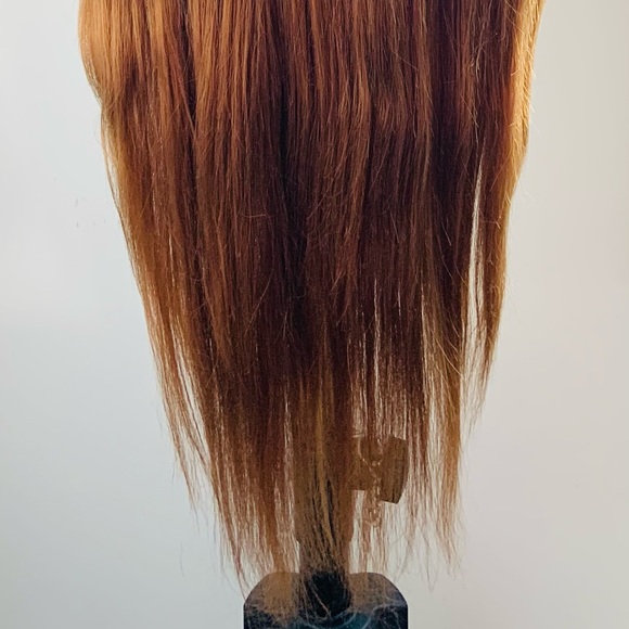 Gorgeous 36” Golden Auburn Synthetic Lace Front Wig - Picture 16 of 16